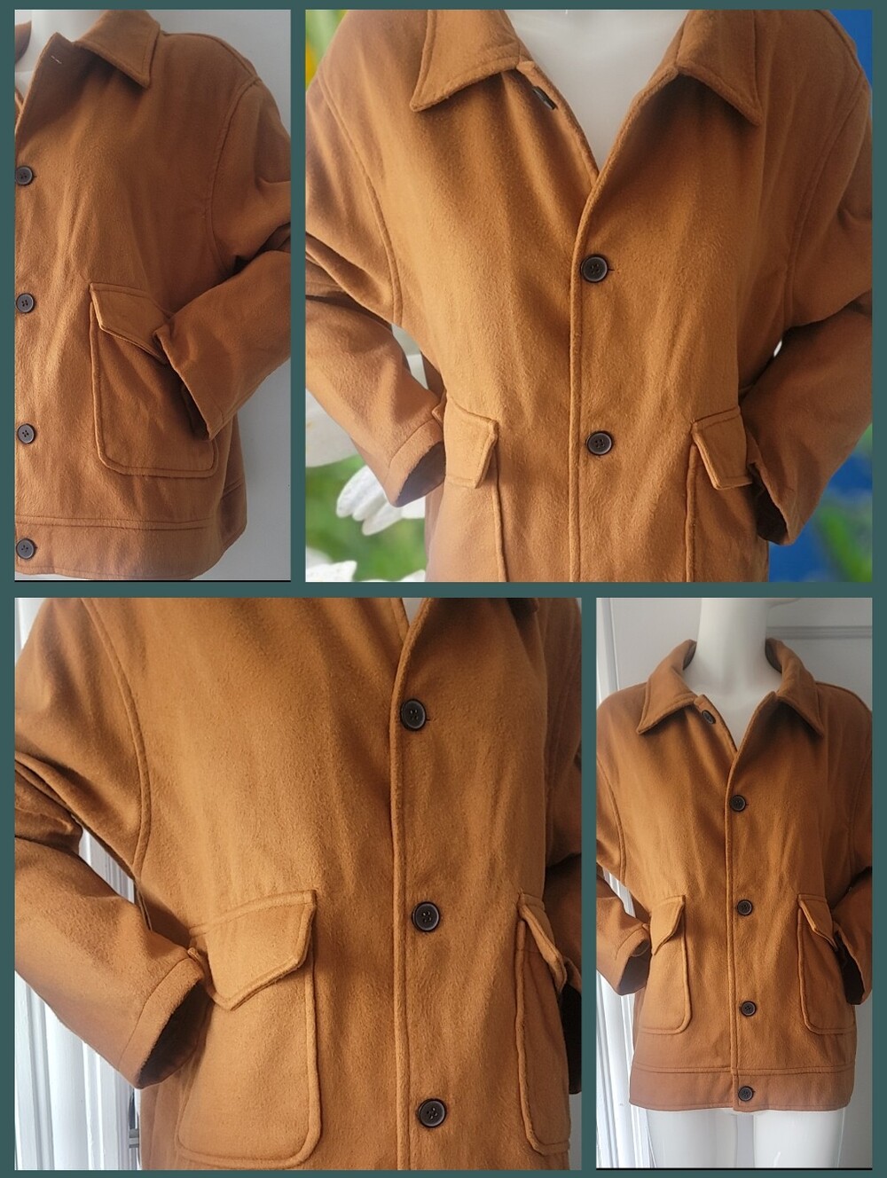 The Jacket He Reaches For Every Fall🍂Brown Harrington Jacket Large🍂🧥💰